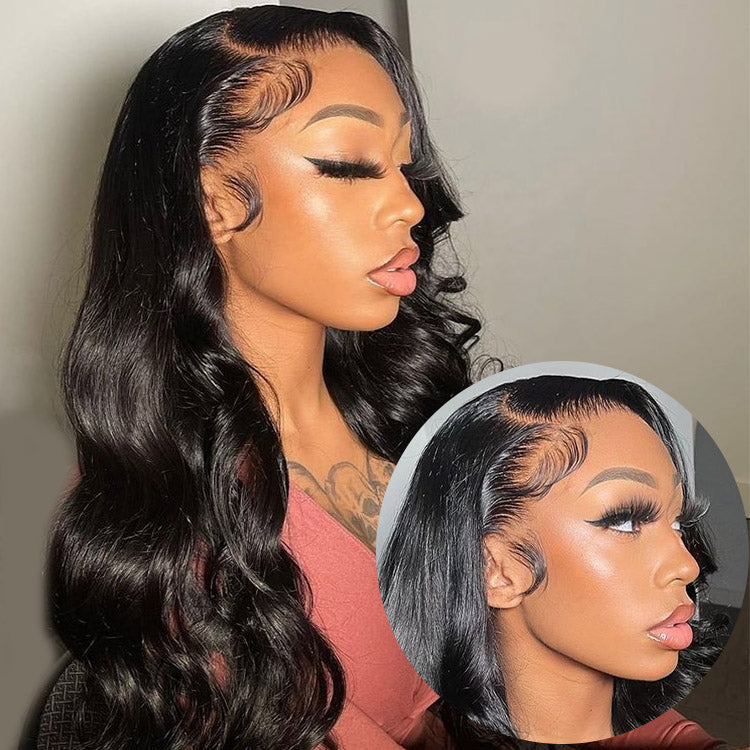 Crazy Clearance Sale Body Wave 13x4 Lace Front Wigs 18-28 Inch Human Hair With Natural Hairline